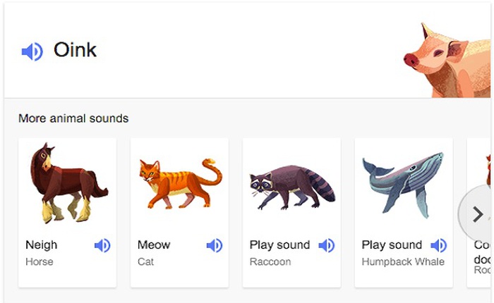Bạn đã biết cách hỏi Google xem con lợn kêu như thế nào chưa?