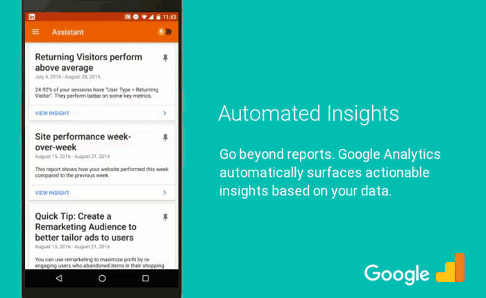 Google Analytics nay đã có thể tự rút ra những xu hướng quan trọng nhất thay bạn