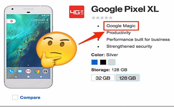 Lộ diện tính năng bí ẩn của smartphone Google Pixel: Google Magic