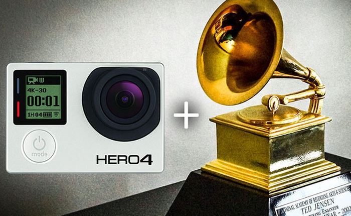 Cúp Grammy năm nay được gắn GoPro: bắt trọn từng khoảnh khắc của người thắng giải