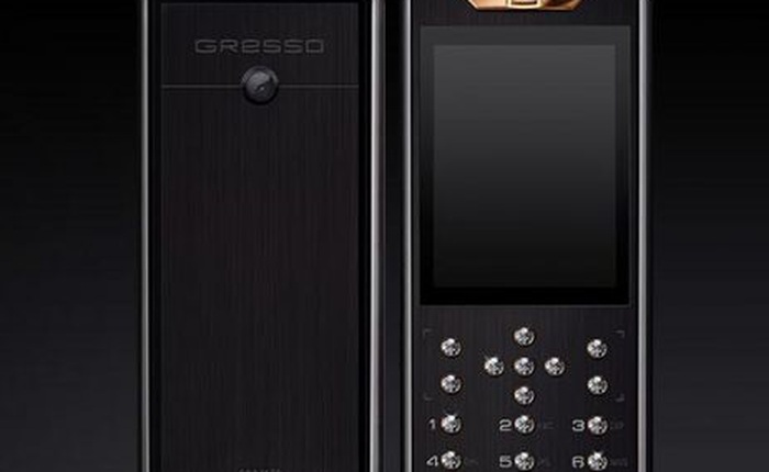 Gresso trình làng mẫu điện thoại sang chảnh mới, bàn phím nạm kim cương, khung titan, giá 30.000 USD