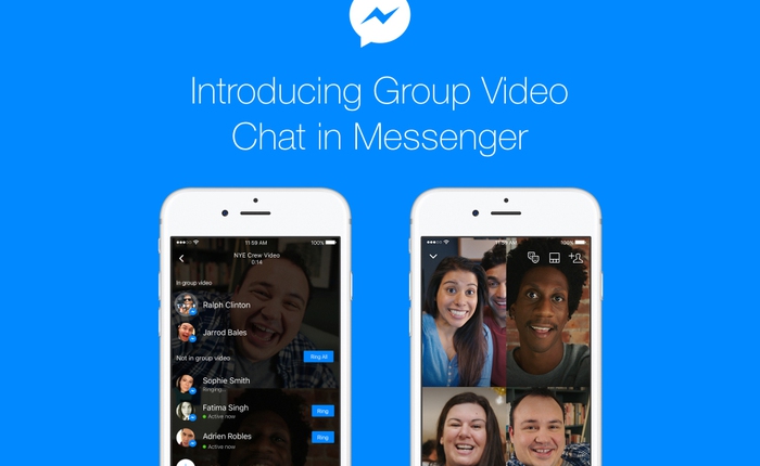 Messenger cập nhật thêm tính năng gọi video cho nhóm, giới hạn tối đa lên đến 50 người