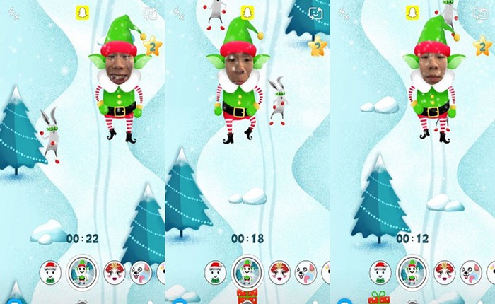 Snapchat ra mắt game tương tác Santa's Helper có thể chơi ngay trong ứng dụng