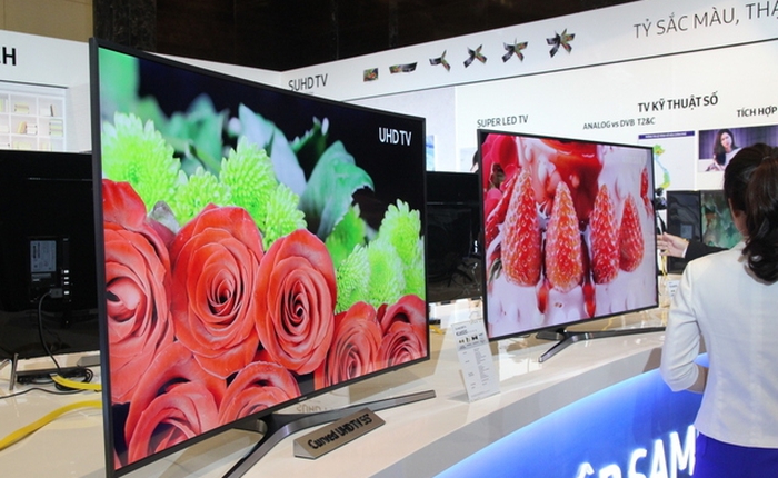 Samsung đem TV SUHD 2016 màn hình chấm lượng tử, không viền về Việt Nam, giá từ 31,9 triệu