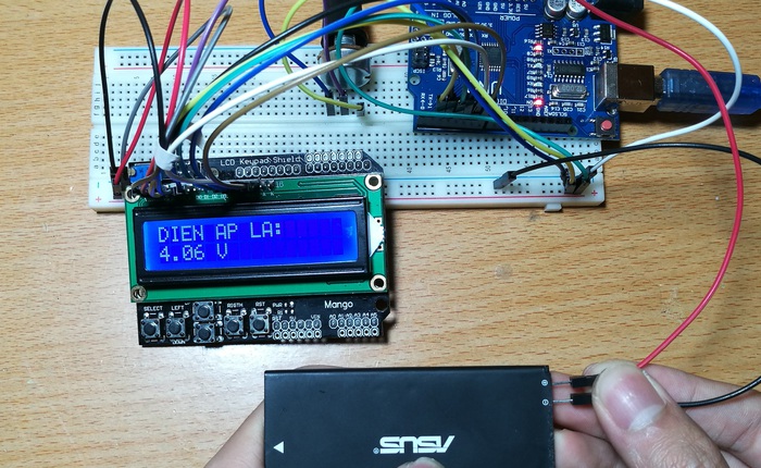 Tự chế vôn kế điện tử bằng Arduino siêu đơn giản