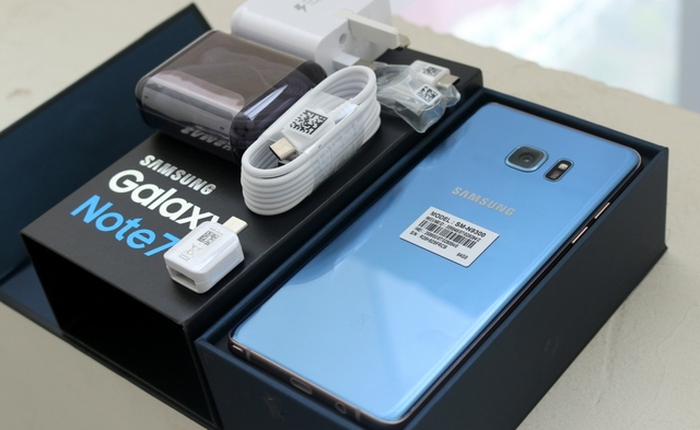 Đã có Galaxy Note7 xanh san hô 2 SIM, full box, giá từ 22,99 triệu đồng