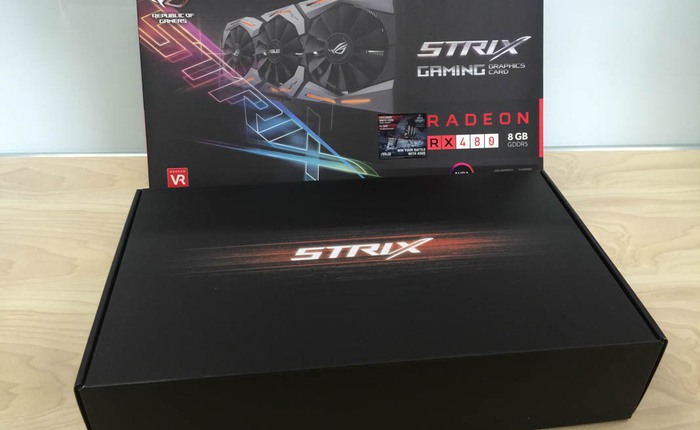 Những hình ảnh chi tiết của ASUS STRIX RX480 tại Việt Nam, giá 9,2 triệu đồng