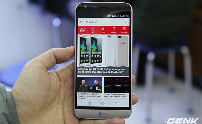 LG G5 xách tay Hàn Quốc: Snapdragon 820, giá 16,99 triệu đồng, tai nghe Made in Việt Nam
