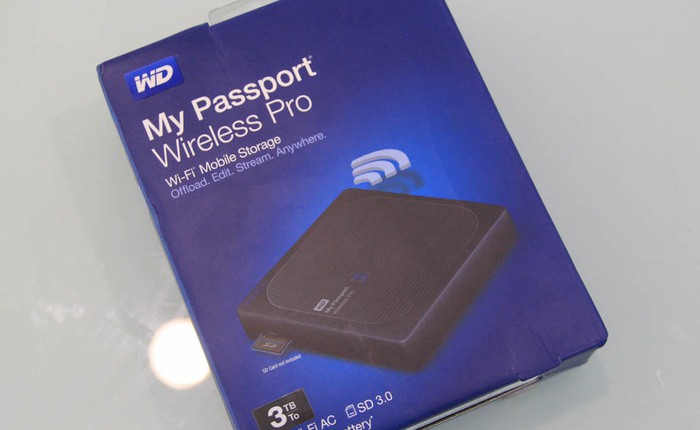 Trên tay My Passport Wireless Pro: Ổ cứng Wi-Fi cực tiện lợi dành cho smartphone từ Western Digital