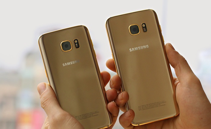 Galaxy S7 mạ vàng 24K có giá từ 38,8 triệu đồng