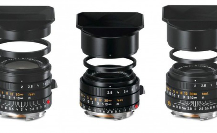 Leica hé lộ 3 ống kính dòng M, nâng cấp từ model cũ