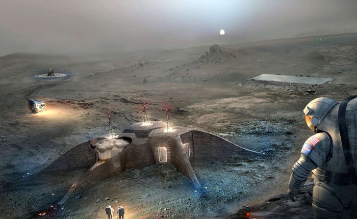 Nghiên cứu thành công loại bê tông lưu huỳnh mới để xây nhà trên Sao Hỏa