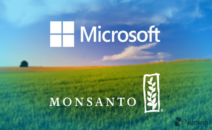 Microsoft bắt tay gã khổng lồ Monsanto để đầu tư vào nông nghiệp