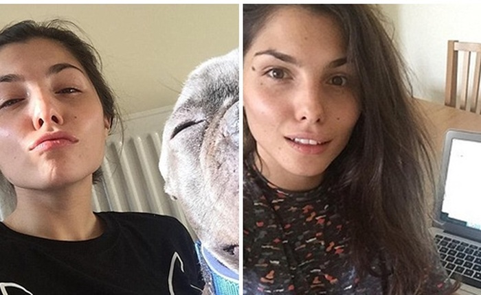 Người mẫu trẻ bị hủy hợp đồng vì khoe mặt mộc trên mạng xã hội