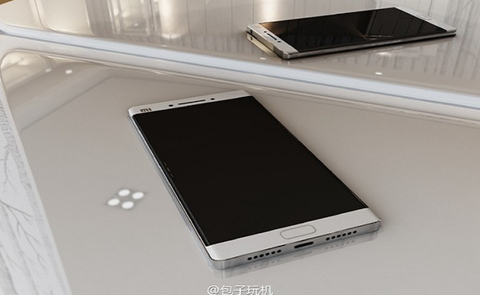 Tiếp tục lộ diện hình ảnh Xiaomi Mi Note 2 với màn hình ảnh cong giống Galaxy Note7