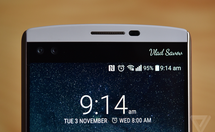 Lộ ảnh thực tế của LG V20, vẫn giữ màn hình phụ giống V10, có camera kép