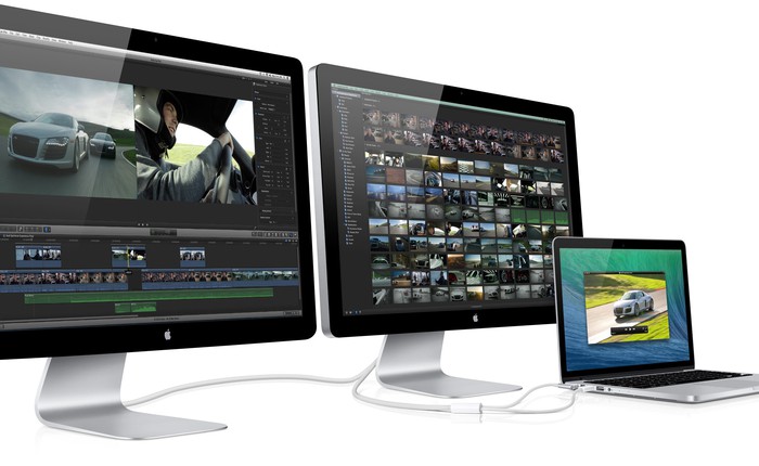 MacBook Pro mới được trang bị chip đồ họa AMD mạnh hơn đáng kể, hỗ trợ xuất hình ảnh ra 2 màn hình 5K cùng lúc