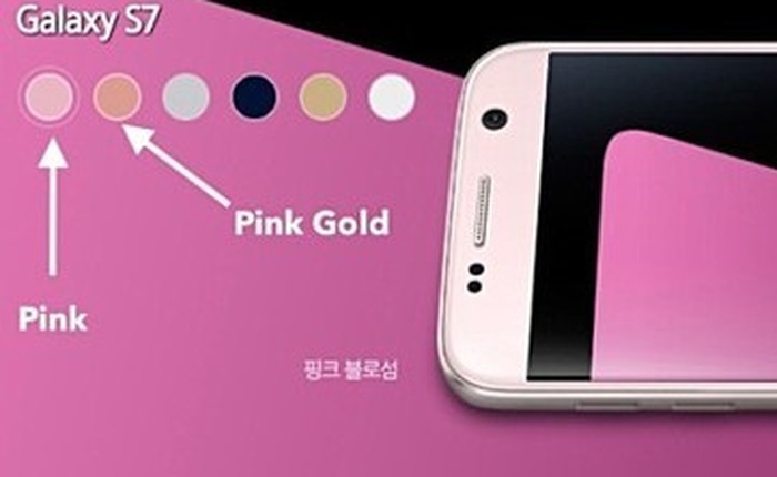 Samsung cập nhật màu hồng cho riêng Galaxy S7