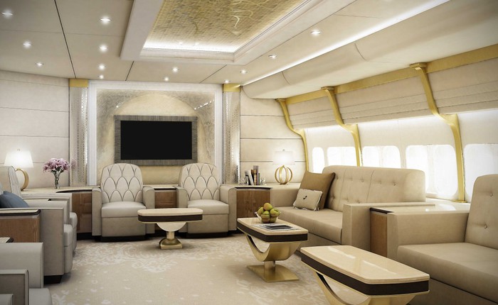 Ngắm nhìn nội thất sang trọng của chiếc máy bay tư nhân mà bạn có bán vài cái nhà cũng khó mua nổi