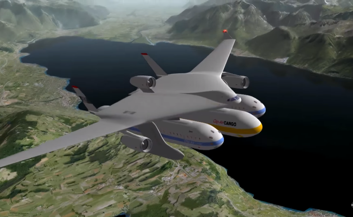 Dự án máy bay "điên rồ" này dự tính mở ra tương lai mới cho phép chở con người như hàng hóa