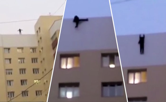 [Video] Thanh niên Nga rơi xuống đất tử vong sau khi leo lên tầng 9 để chụp ảnh tự sướng