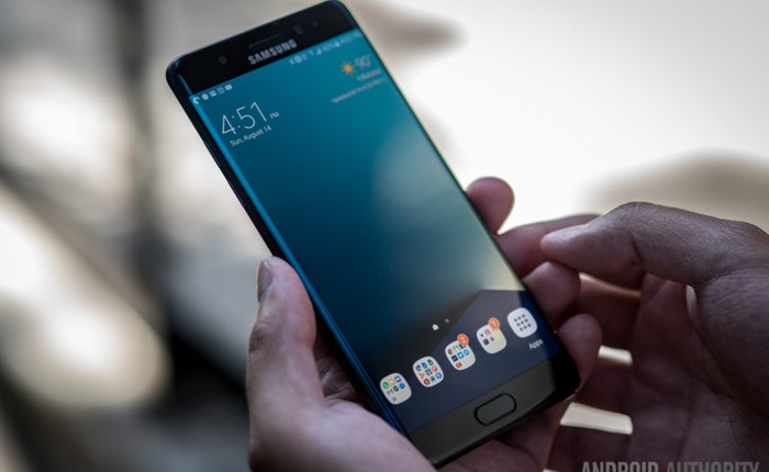 Google đã đặc cách cho Samsung sửa biểu tượng pin trên Galaxy Note7 dù trái với quy định