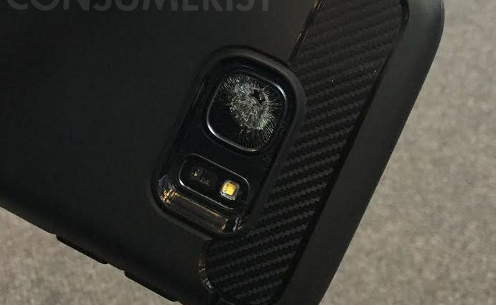 Một số người dùng báo Galaxy S7 đột nhiên nứt vỡ thấu kính camera, không rõ tại sao