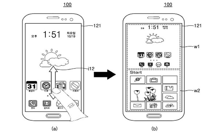 Samsung đệ bằng sáng chế smartphone Galaxy chạy song song Android và Windows