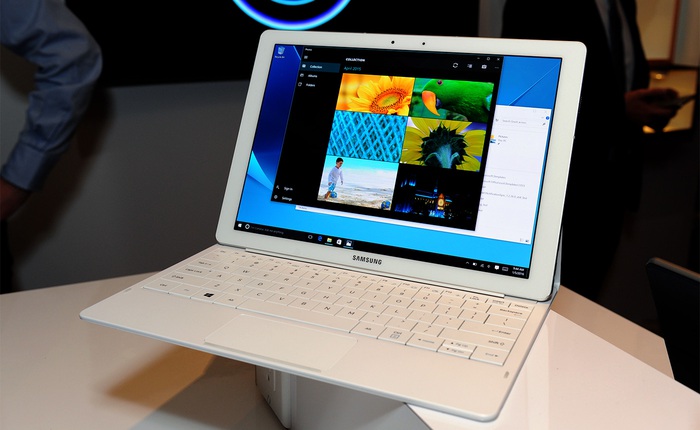 Samsung ra mắt tablet lai chạy Windows 10, mỏng nhẹ hơn cả iPad Pro và Surface Pro 4