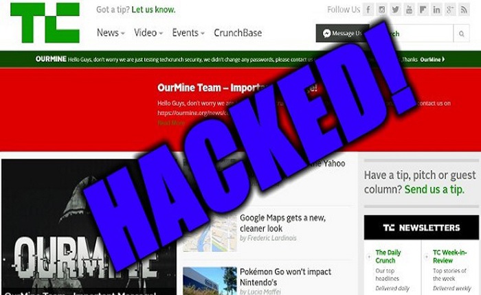 Trang tin công nghệ nổi tiếng TechCrunch vừa bị hack