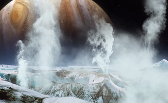 NASA xác nhận rằng trên bề mặt Europa, mặt trăng của Sao Mộc có một cột nước cao 200 kilomet