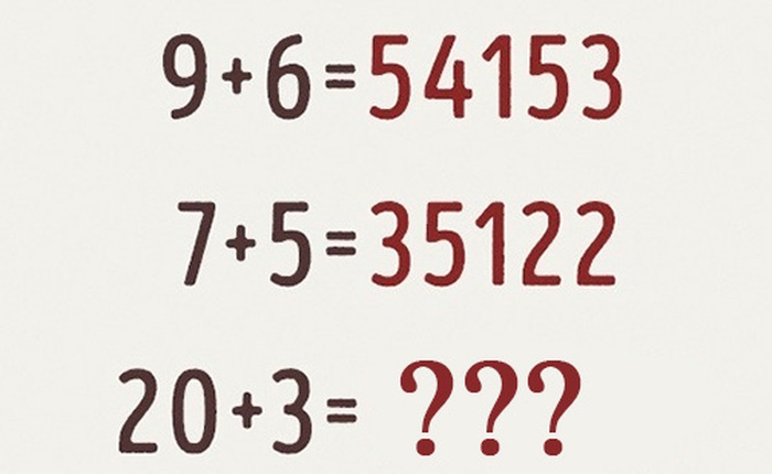 Nếu bạn giải được bài toán này, bạn thực sự là thiên tài đấy!