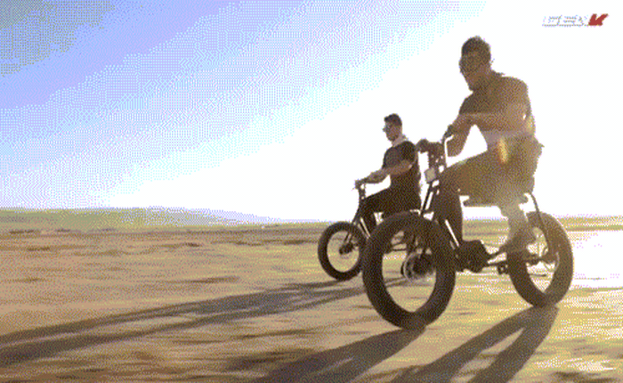 [Video] Xe đạp điện có thể "chiến" mọi địa hình khiến dân phượt thích mê