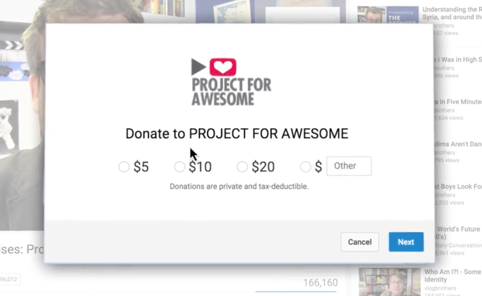 YouTube ra mắt tính năng "quyên góp từ thiện",