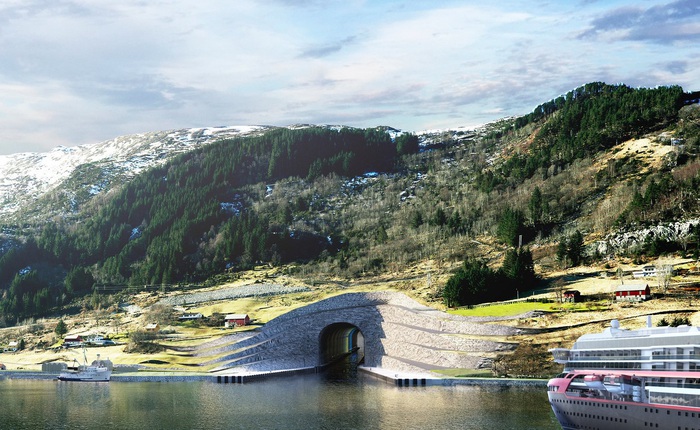 Na Uy sẽ xây dựng đường hầm cho tàu thủy đầu tiên trên thế giới
