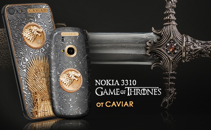 Đón chào season 7 "Game of Thrones", Caviar ra mắt Nokia 3310 và iPhone 7 phiên bản “thép valyrian”, giá chỉ từ 57 triệu