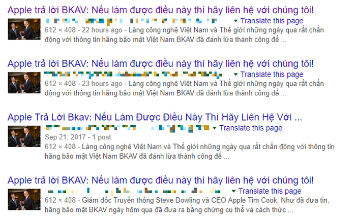 Không hề có chuyện Apple trả lời BKAV hay nói họ là trẻ con đâu, tin bạn đọc được đều là giả