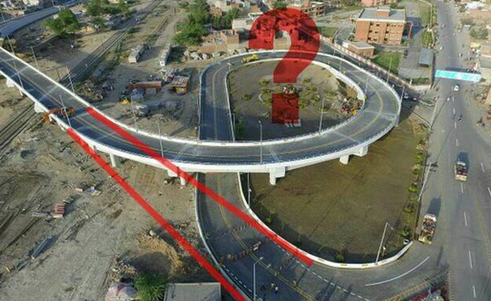 Bức ảnh gây tranh cãi nhất: Cây cầu vượt "ngáo" nhất thế giới hay xây dựng có tính toán?