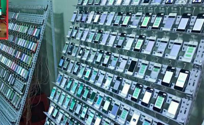 Thái Lan: Cảnh sát bắt một lò cày click, thu giữ hơn 300.000 thẻ SIM và 400 chiếc iPhone