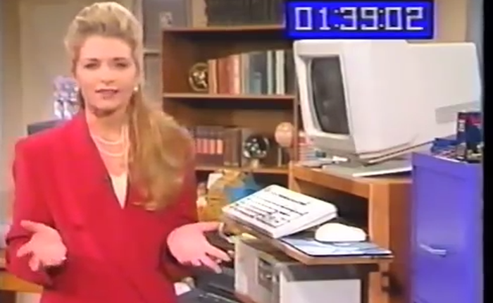 Ở đây có bán máy tính tươi: Video quảng cáo cho máy tính từ những năm 90