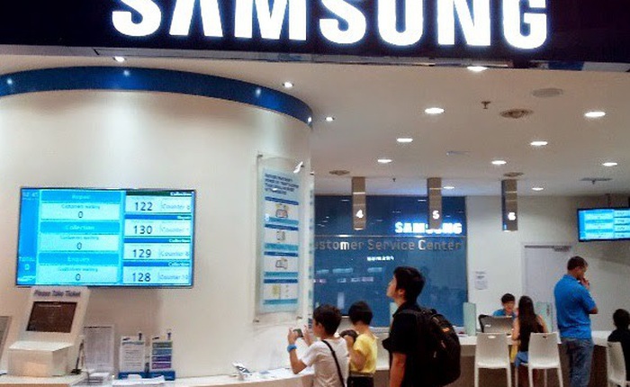 Samsung tính xây trung tâm chăm sóc khách hàng cao cấp, có phòng chờ, cà phê, chẳng phải chờ lâu