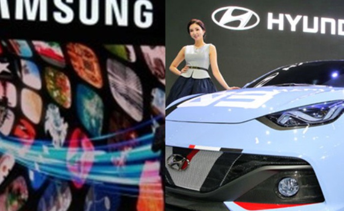 Samsung là thương hiệu có giá trị nhất tại Hàn Quốc, cao gấp 5 lần Hyundai, 10 lần LG