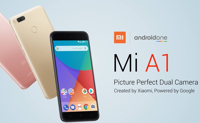 Xiaomi Mi A1 chính thức ra mắt: Camera kép, chạy Android gốc, sẽ bán tại Việt Nam, giá 5.3 triệu đồng