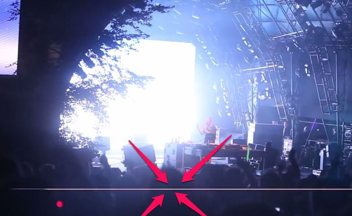 Máy ảnh chết vì đèn laser trên sân khấu Hardwell, vì sao lại thế?