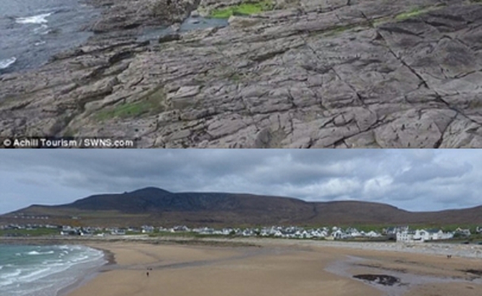 Bãi biển Ireland biến mất 30 năm trước vừa tái xuất hiện chỉ sau một đêm