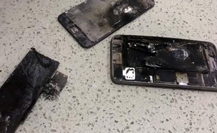 Mang đến tiệm chưa kịp sửa, iPhone 6 Plus đã bất ngờ nổ tung