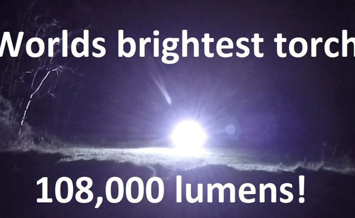 Đây là chiếc đèn LED sáng nhất trên thế giới, đến mức có thể khiến bạn bị mù tạm thời