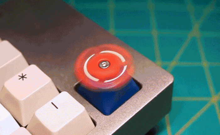 Xuất hiện keycap gắn fidget spinner cực kỳ độc đáo, giá lên tới 20 USD/1 chiếc