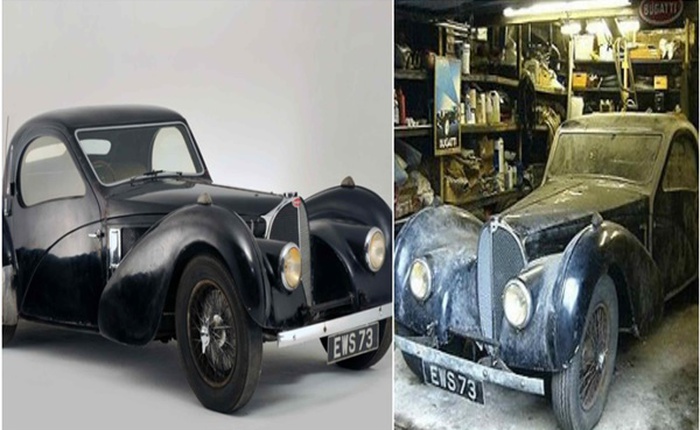 Sau 48 năm phủ bụi, chiếc Bugatti này được định giá hơn 4 triệu USD
