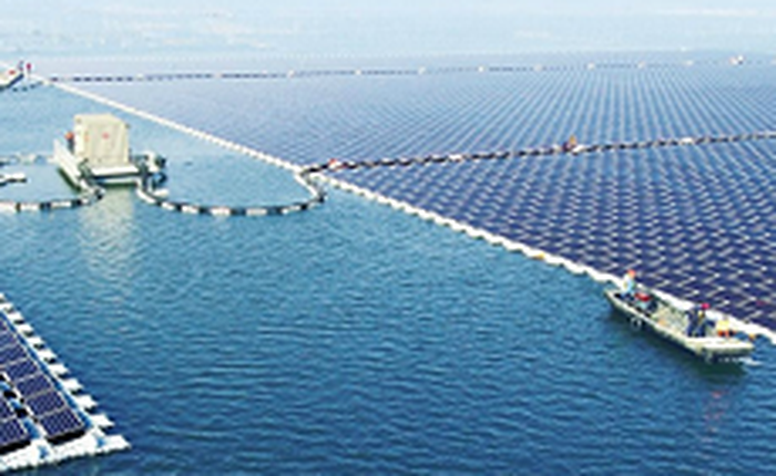 Nhà máy điện mặt trời "nổi" lớn nhất thế giới đã đi vào hoạt động